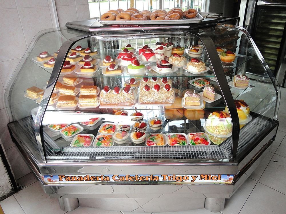 vitrina refrigerada panaderia